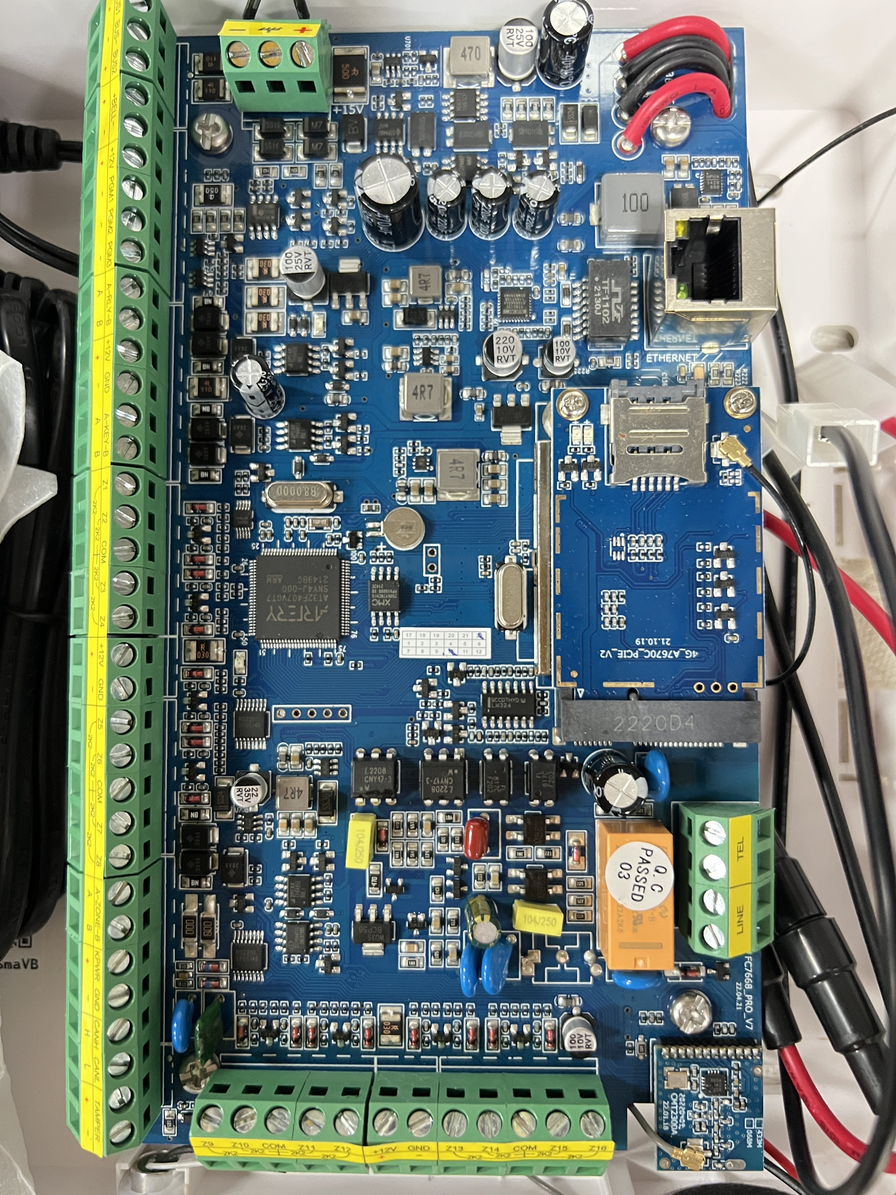 Home Security Zones - Focus FC-7668Pro TCP IP Security GSM