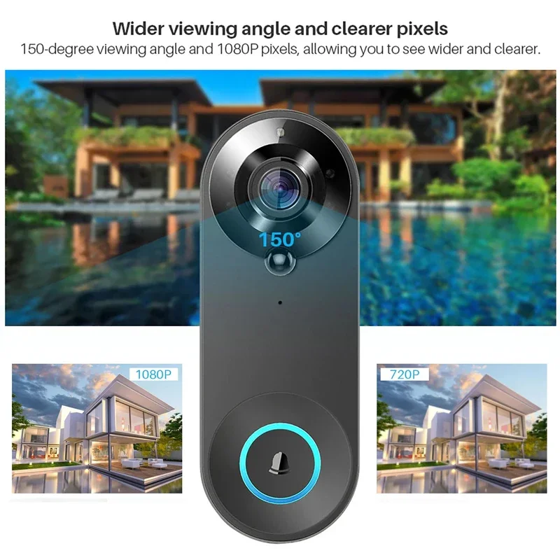 Home Security Technician - Tuya Video Doorbell Camera 1080P WiFi