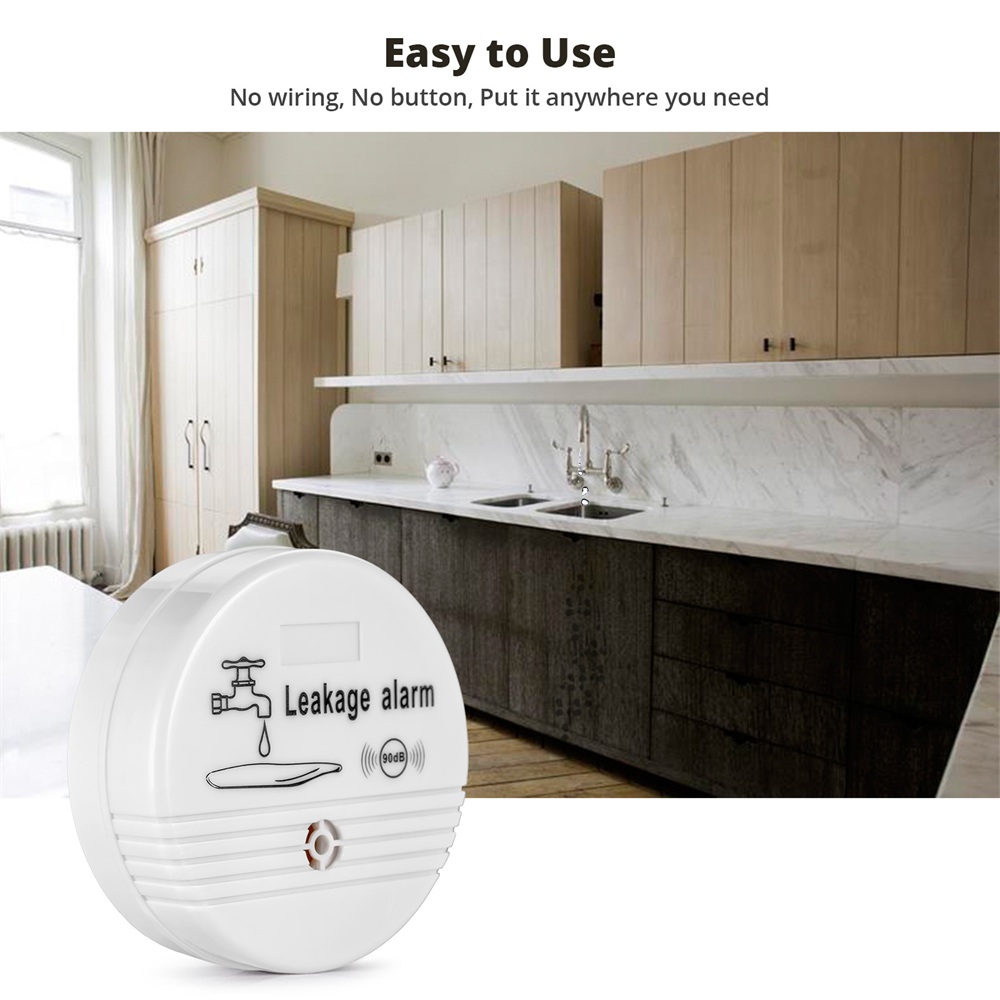 Home Security Gadgets - Fuers Water Leak Detector Alarm Sensitive
