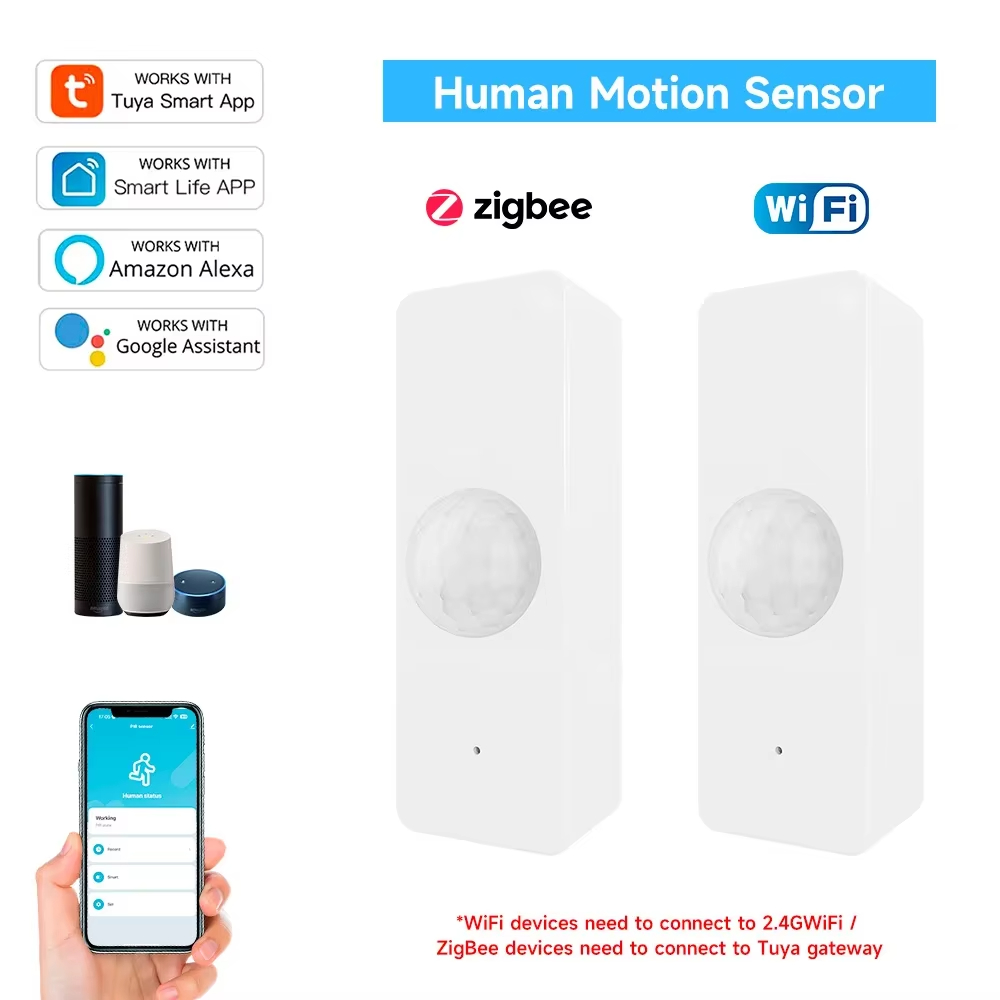 Home Security Device - Tuya WiFi Zigbee PIR Motion Sensor