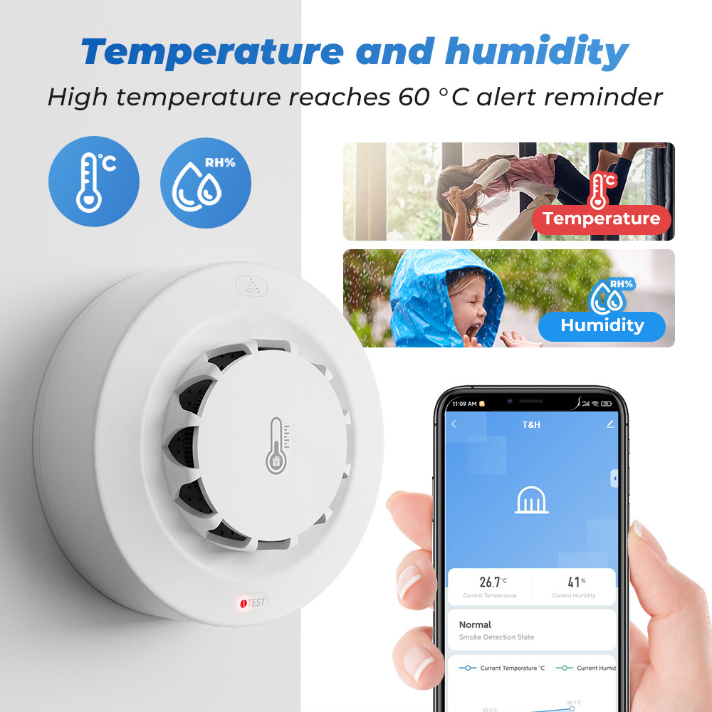 Tuya WiFi Temperature and Humi – Home Security Alarm recenzja i cena