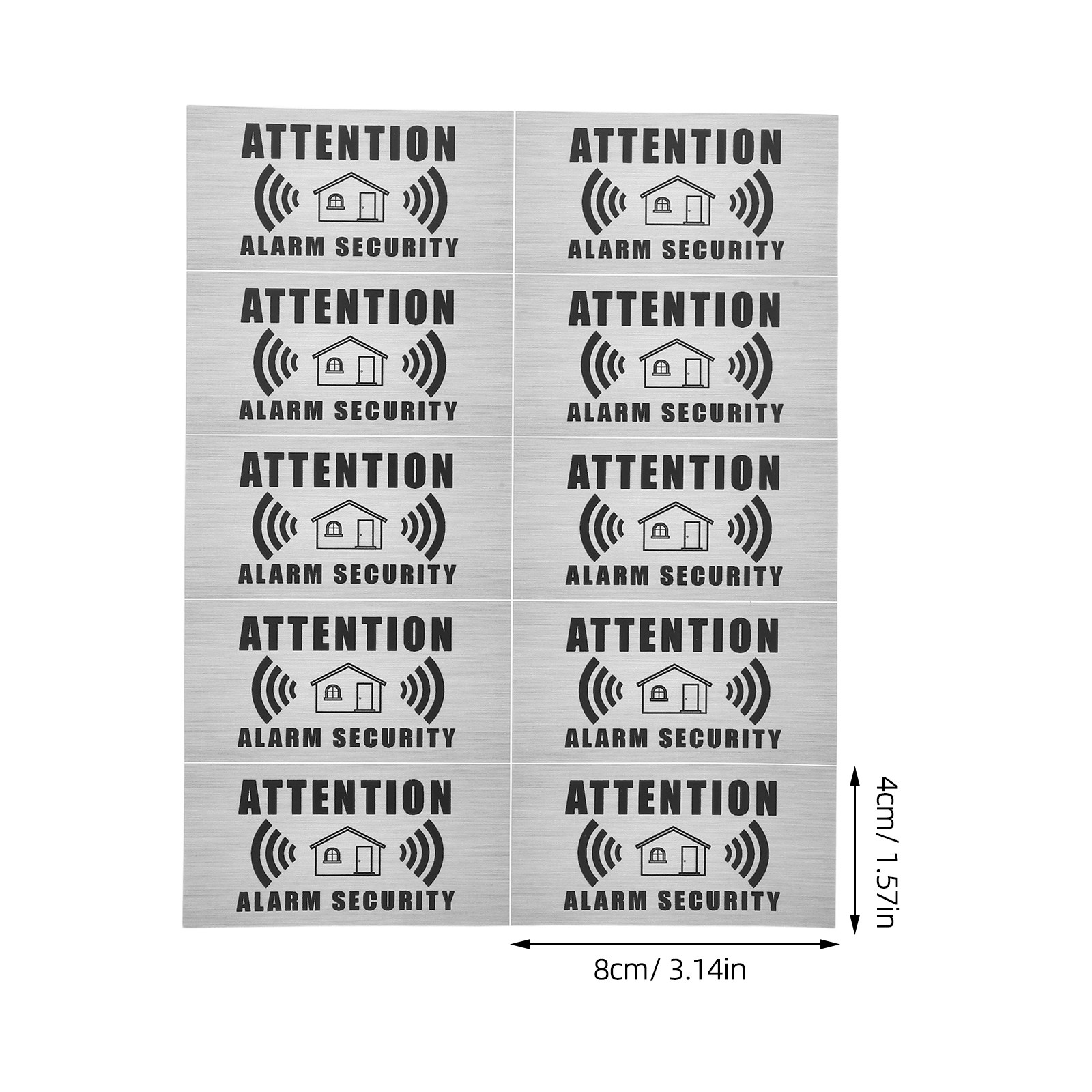 4 Sheets Security Alarm Warnin – Home Security Alarm recenzja i cena