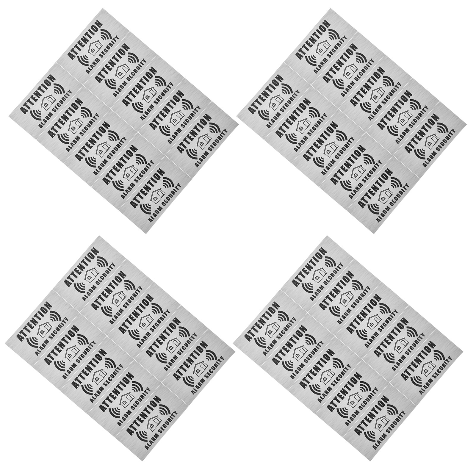 4 Sheets Security Alarm Warnin – Home Security Alarm recenzja i cena