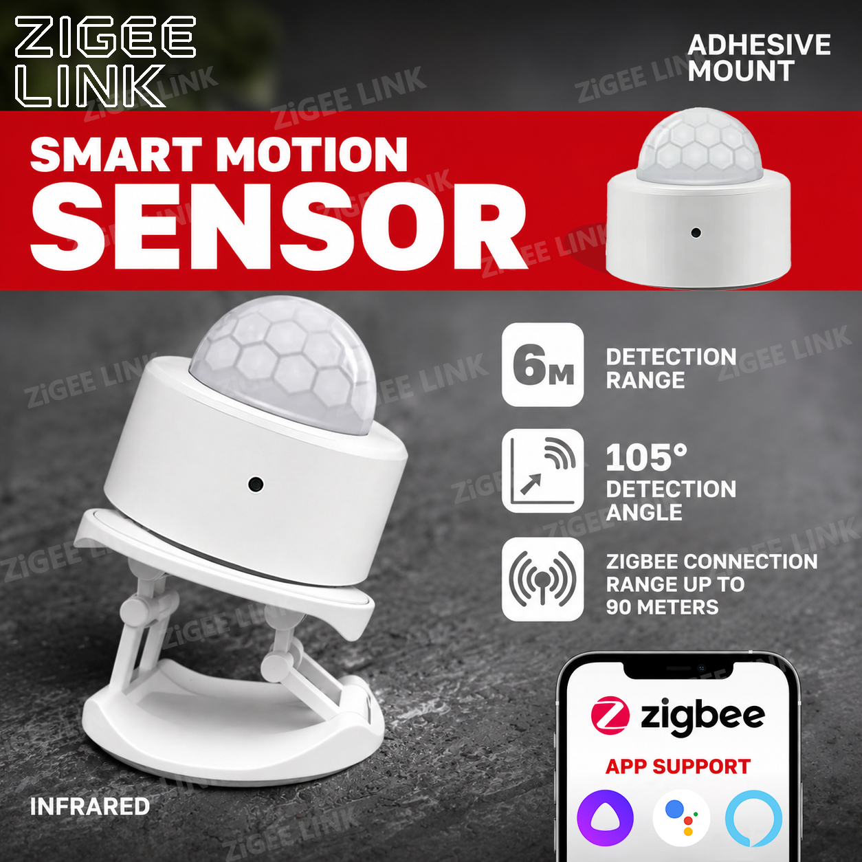 Zigbee PIR Motion Sensor Human – Home Security Alarm recenzja i cena