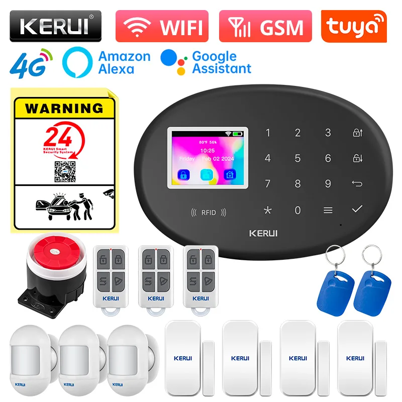KERUI WiFi + 4G/2G Home Securi – Home Security Zones recenzja i cena