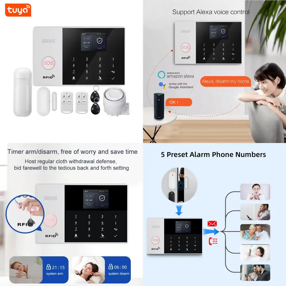 Smart Alarm System for WiFi Wi – Home Security Zones recenzja i cena