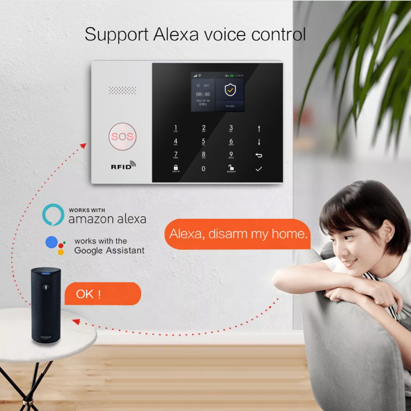 Smart Alarm System for WiFi Wi – Home Security Zones recenzja i cena