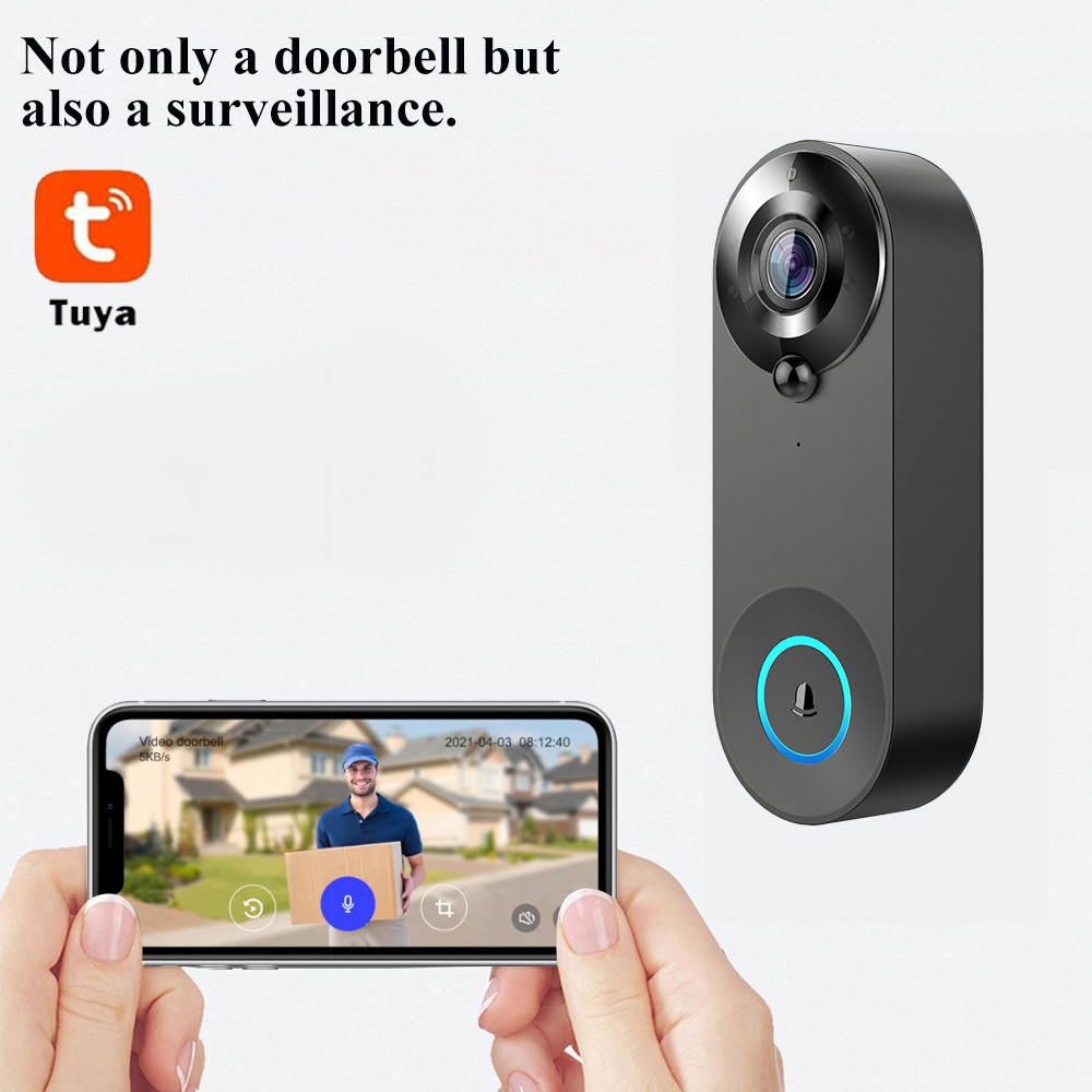 Tuya 1080P Wireless WIFI Doorb – Home Security Technician recenzja i cena