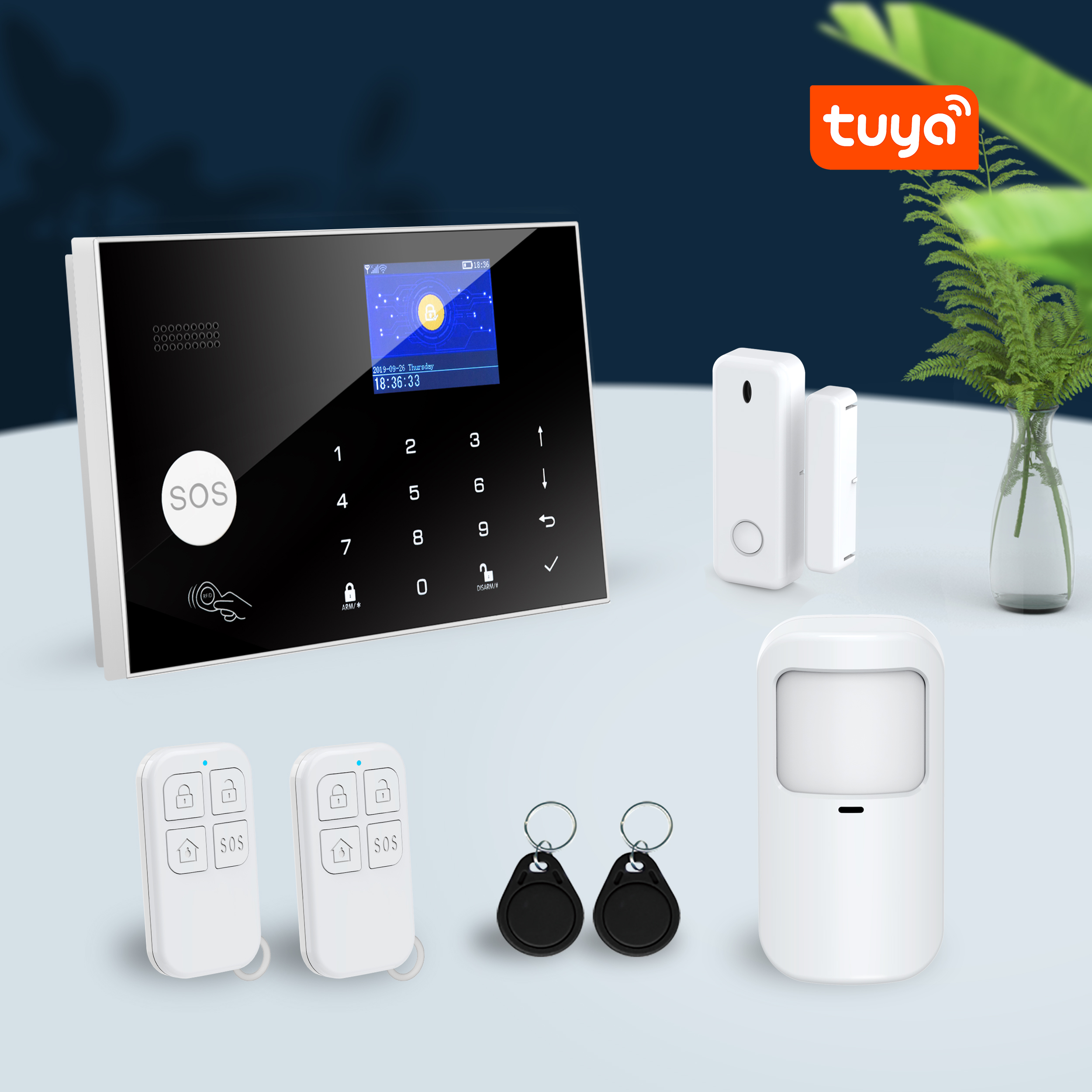 Tuya Wifi GSM 433MHz Anti-Intr – Home Security Zones recenzja i cena