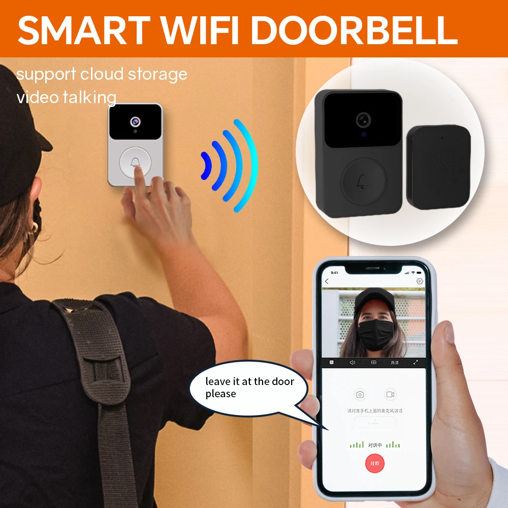 Smart Wireless Doorbell Camera – Home Security Ring Camera recenzja i cena