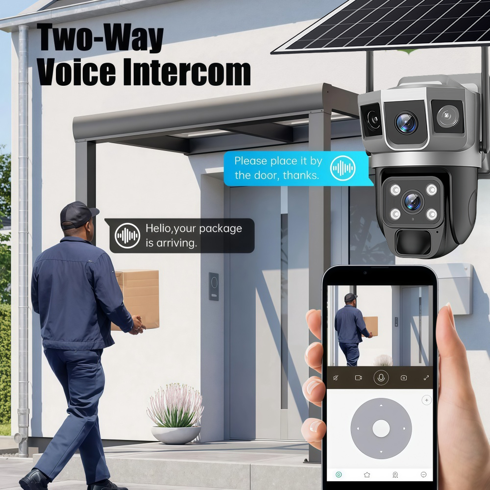 4G Camera Outdoor Solar Survei – Home Security Technician recenzja i cena