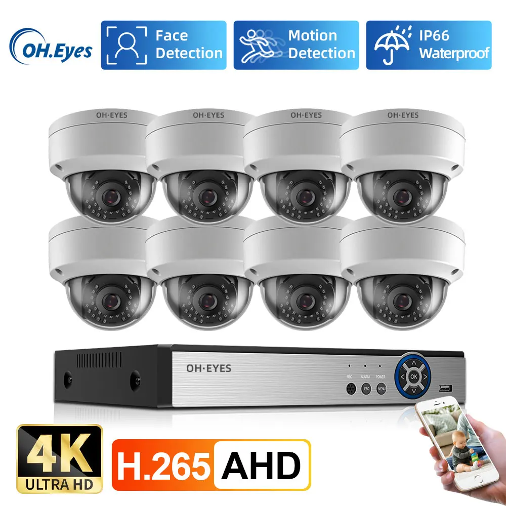 Home Security 8MP H.265+ 4CH 4 – Home Security Systems With Cameras recenzja i cena