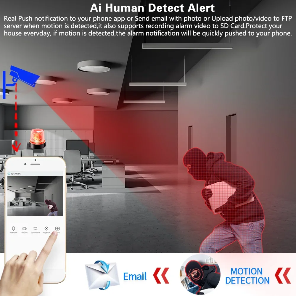 Home Security 8MP H.265+ 4CH 4 – Home Security Systems With Cameras recenzja i cena