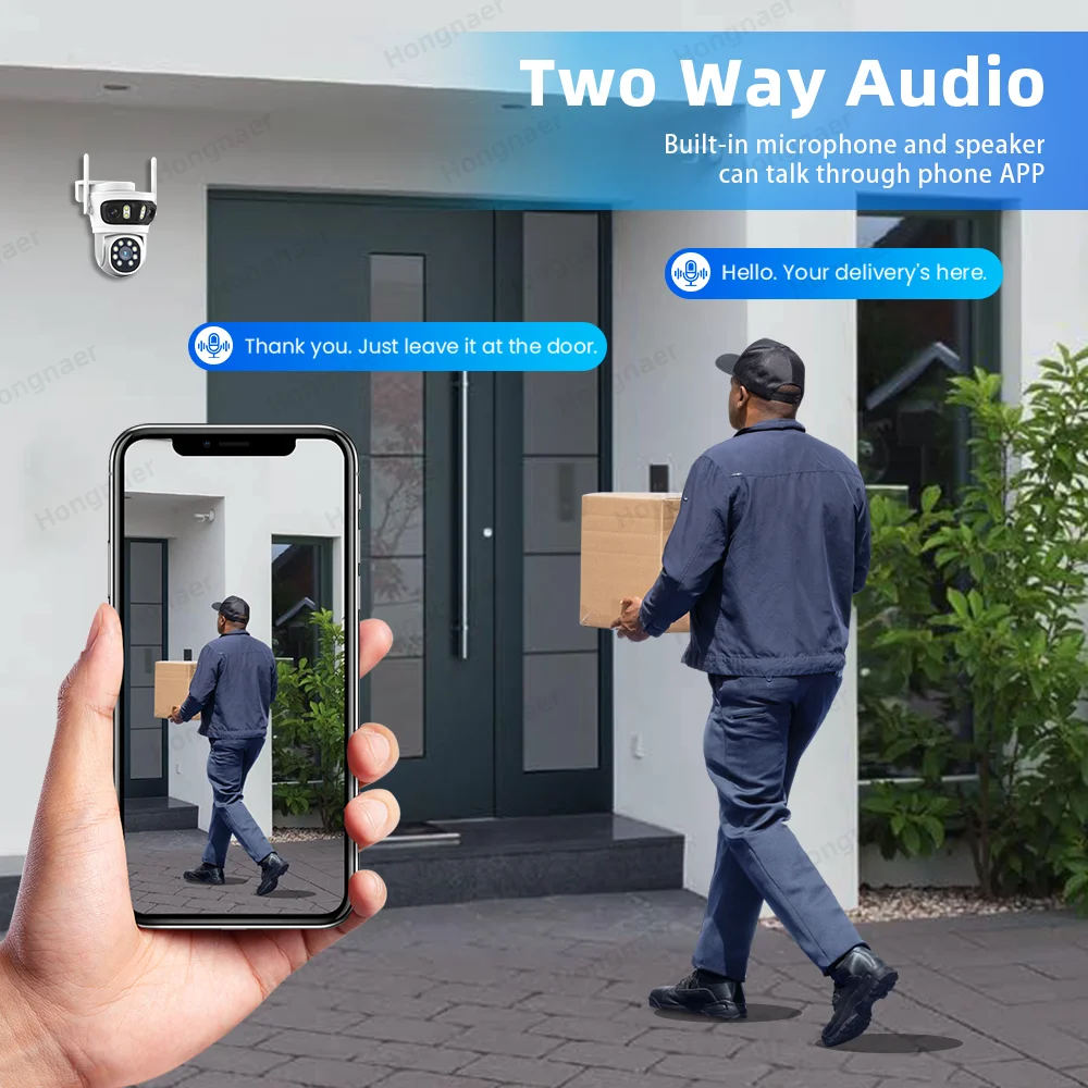 2026 Hongnaer 6MP 4CH 3 Lens 2 – Home Security Systems With Cameras recenzja i cena