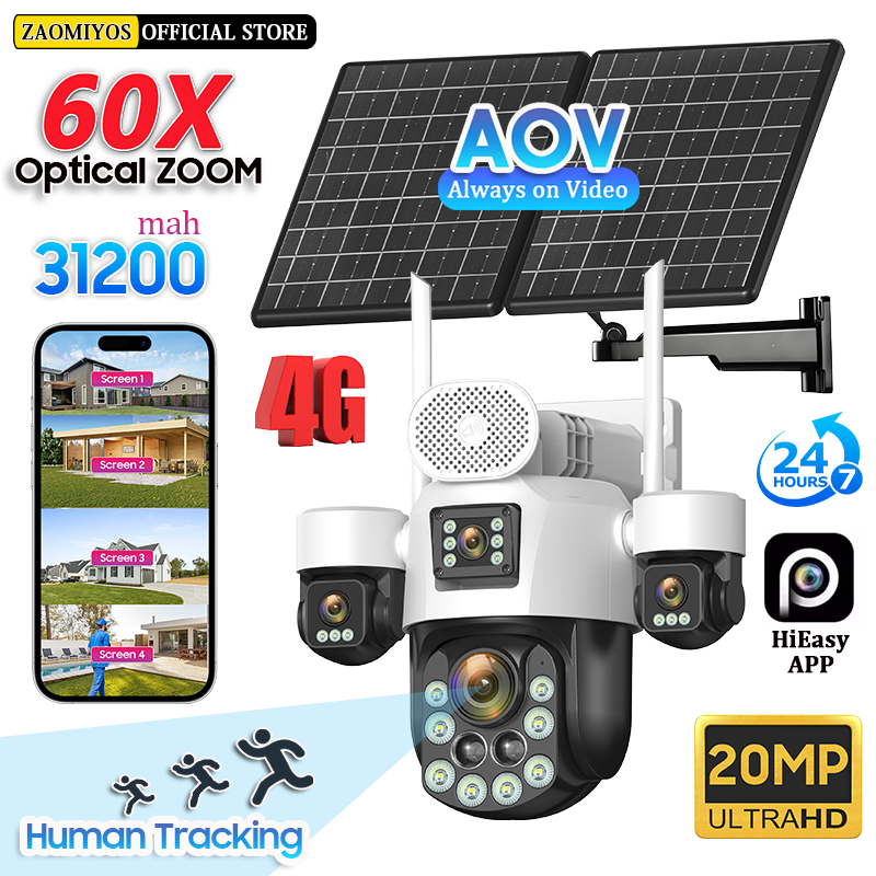 4 Lens Outdoor 360° Surveillan – Home Security Technician recenzja i cena