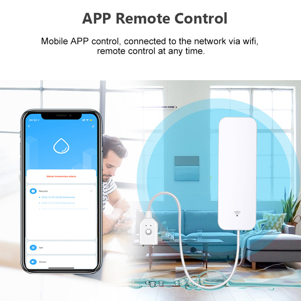 Tuya WiFi Water Leak Sensor, W – Home Security Gadgets recenzja i cena