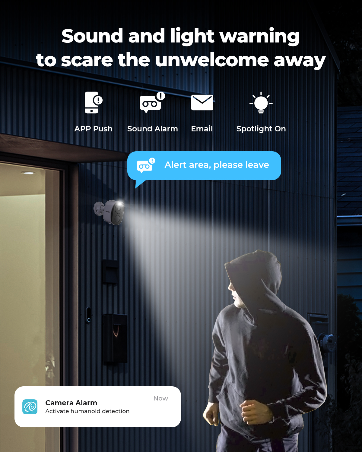 H.VIEW PIR Battery Powered Cam – Home Security Camera Xiaomi recenzja i cena