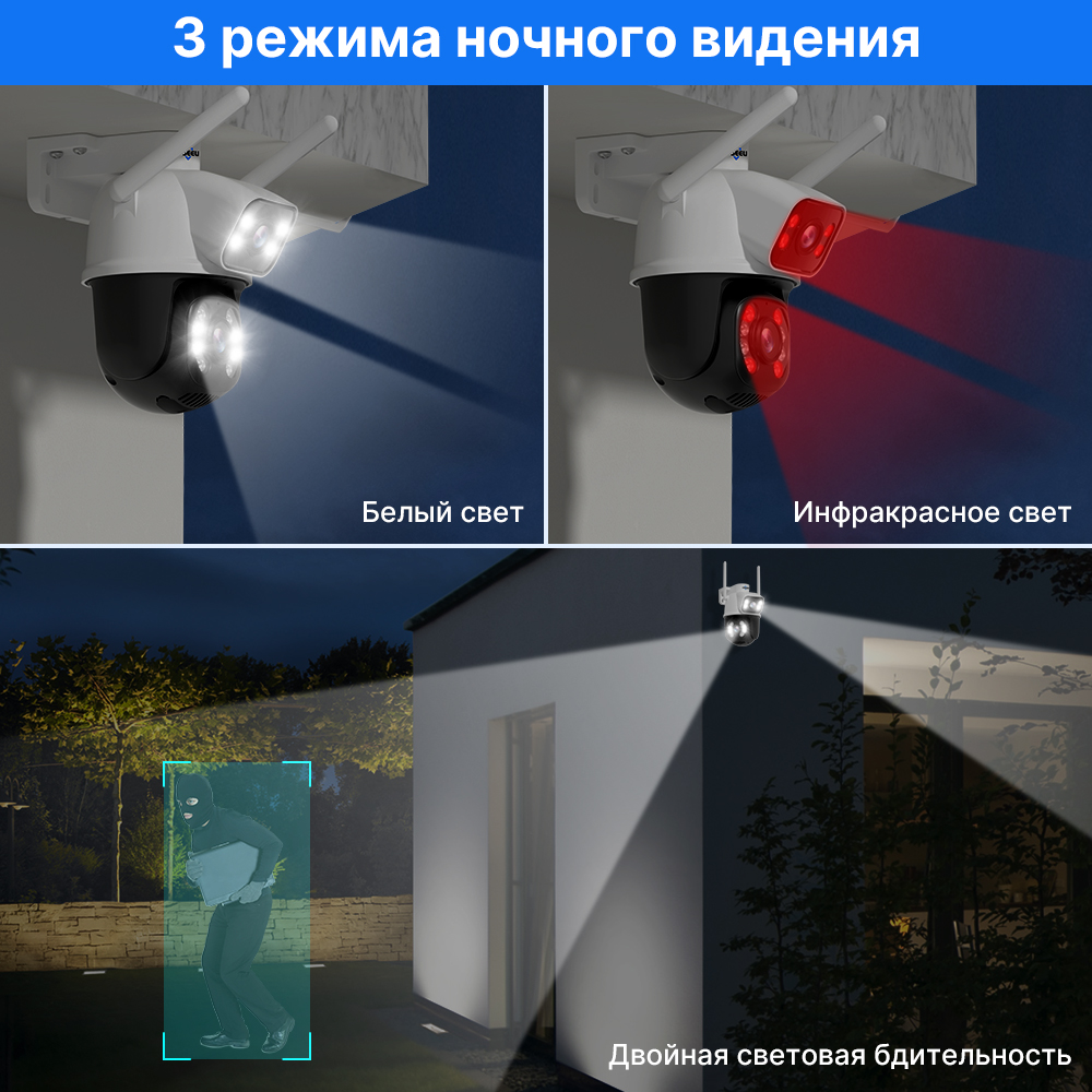 Hiseeu 4K 8MP PTZ Wifi IP Came – Home Security Camera Xiaomi recenzja i cena