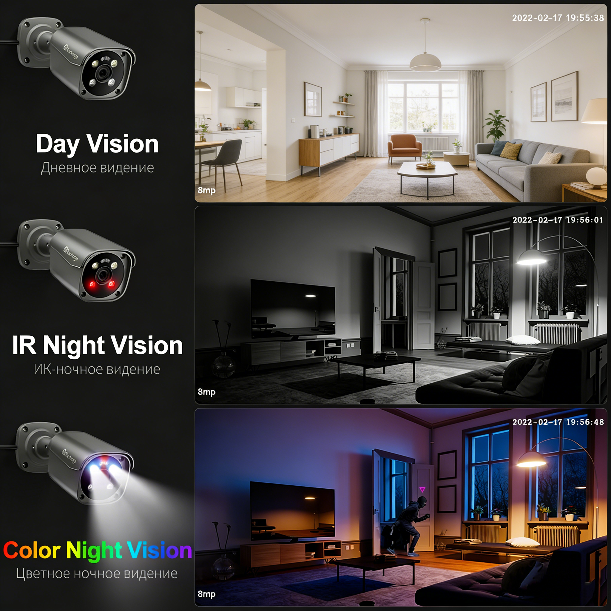 Techage 8CH 5MP 8MP Security C – Home Security Systems With Cameras recenzja i cena