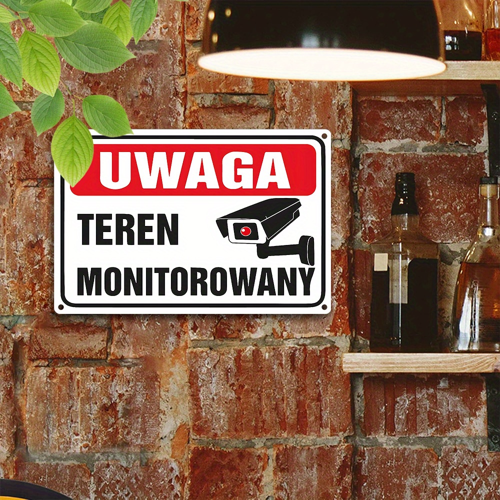 2D Flat,Vintage Metal Sign,Pol – Home Security Camera recenzja i cena