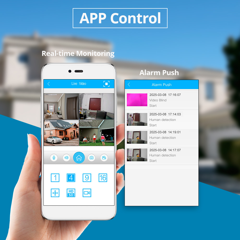 KERUI Mini Network WIFI 8CH NV – Home Security Systems With Cameras recenzja i cena