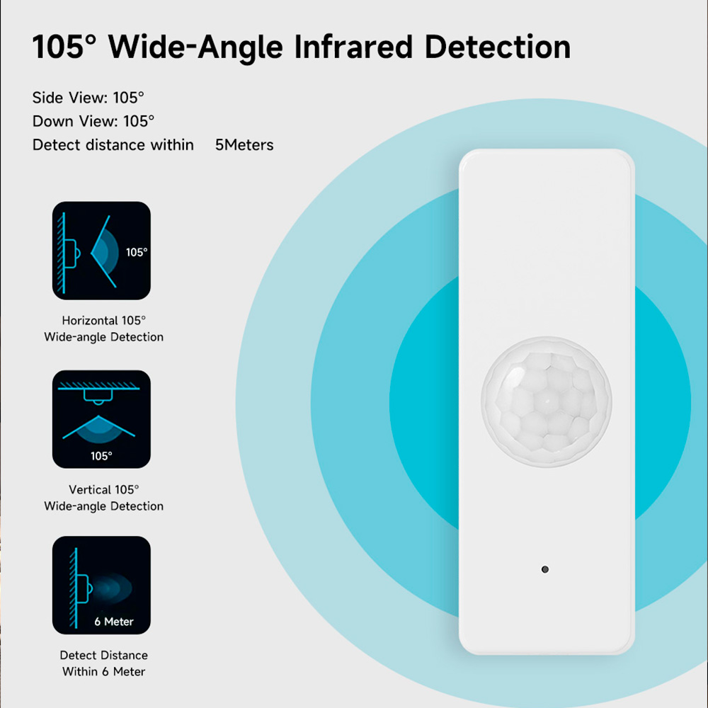 WiFi Smart PIR Motion Sensor T – Home Security Alarm recenzja i cena