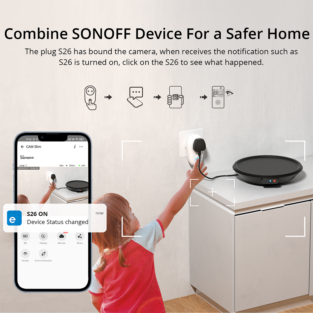 SONOFF 1080P HD Wi-Fi IOT Came – Home Security Technician recenzja i cena