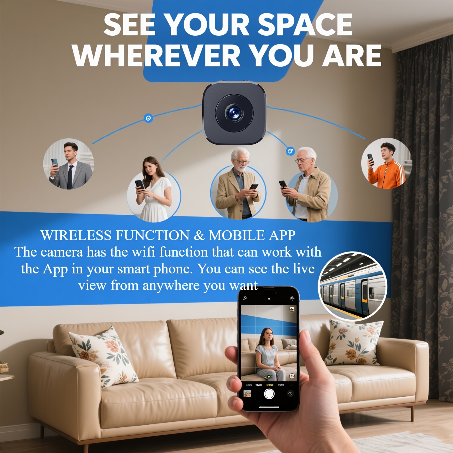 1080P HD Mini WiFi Camera Indo – Home Security Camera recenzja i cena
