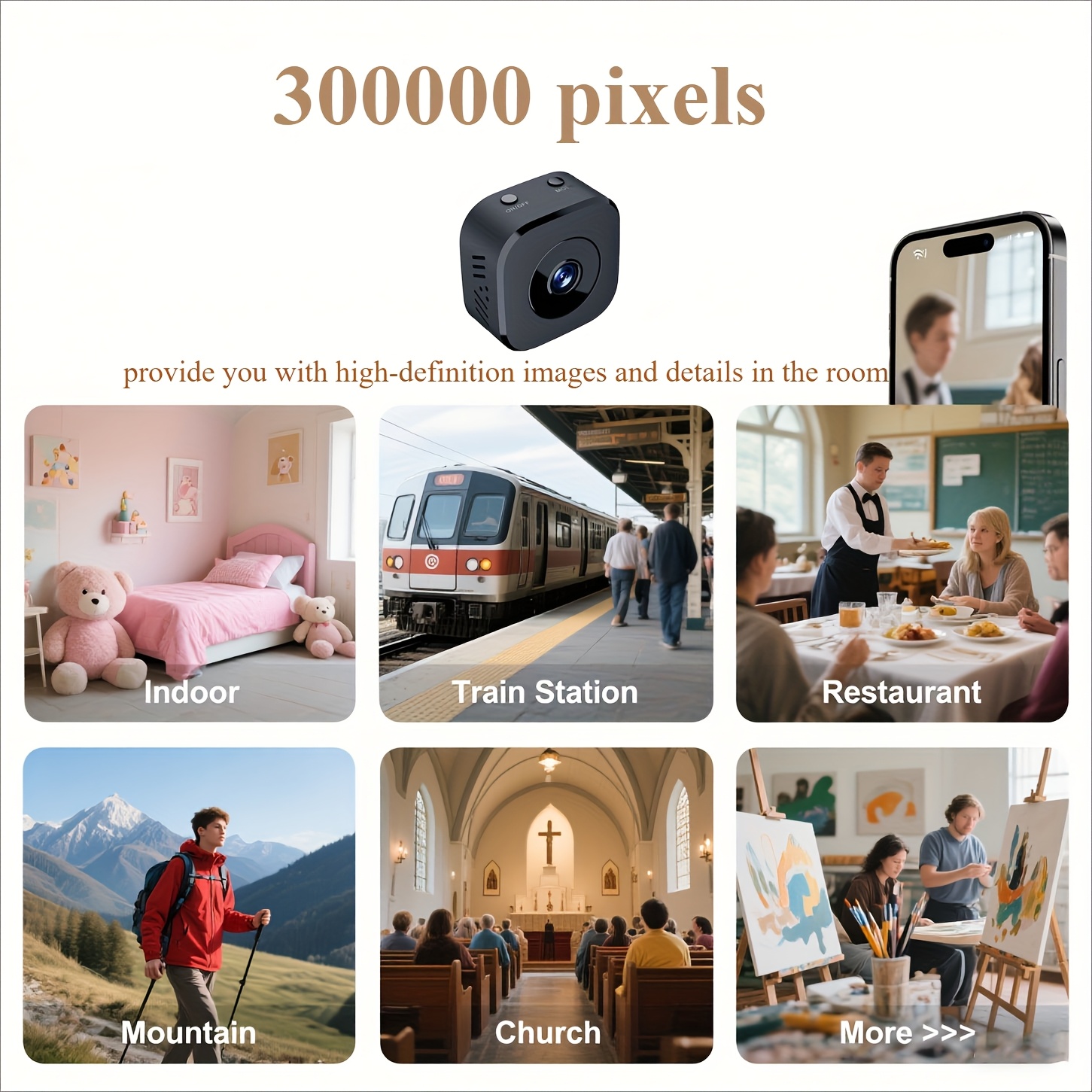 1080P HD Mini WiFi Camera Indo – Home Security Camera recenzja i cena