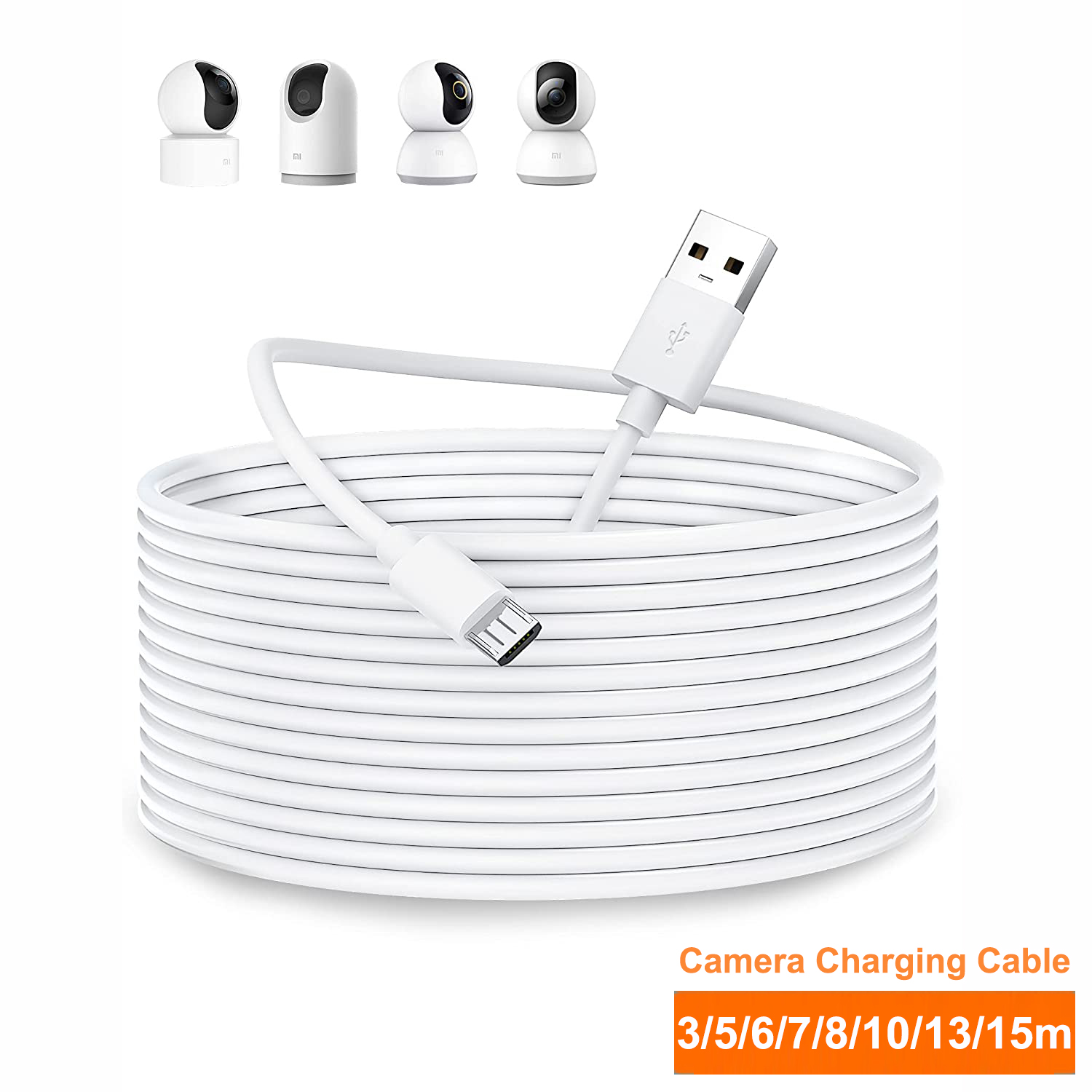 3~13m Micro USB Extension Cabl – Home Security Camera Xiaomi recenzja i cena