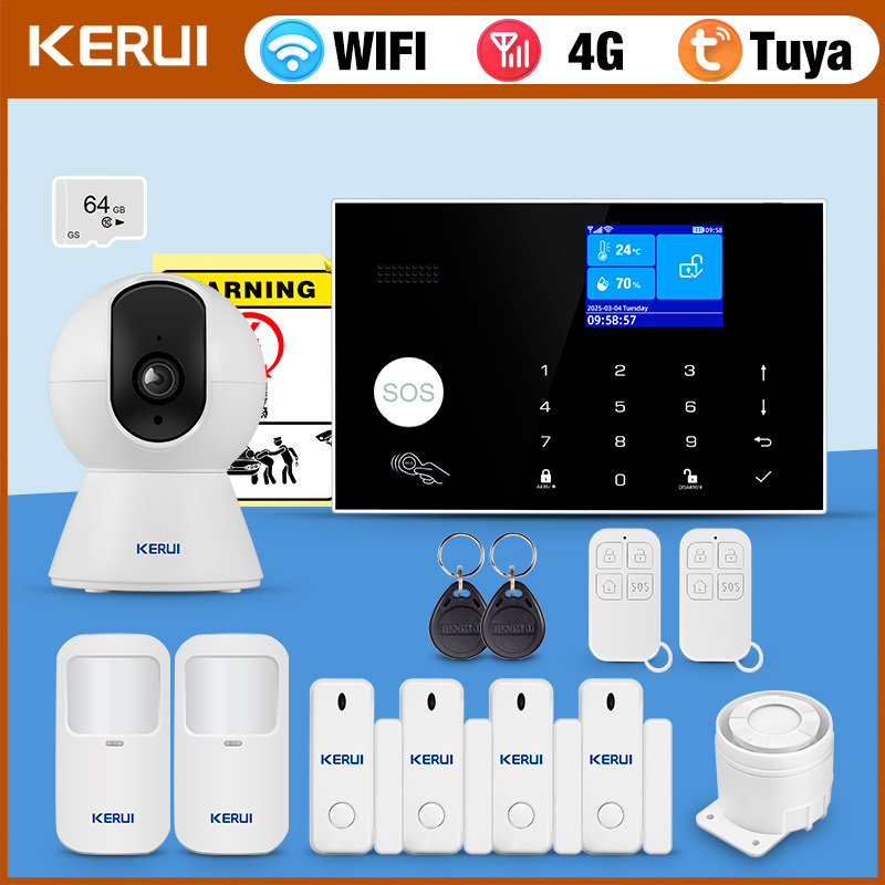 KERUI 4G Alarm System with Wir – Home Security Zones recenzja i cena