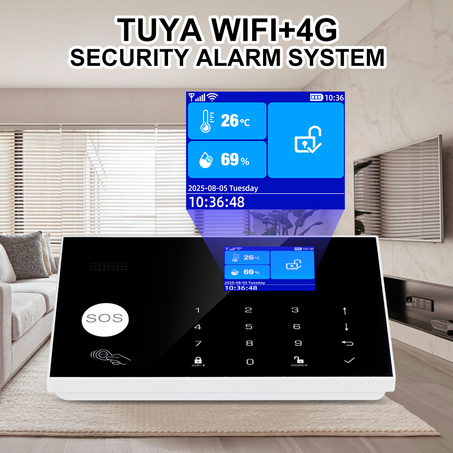 KERUI 4G Alarm System with Wir – Home Security Zones recenzja i cena