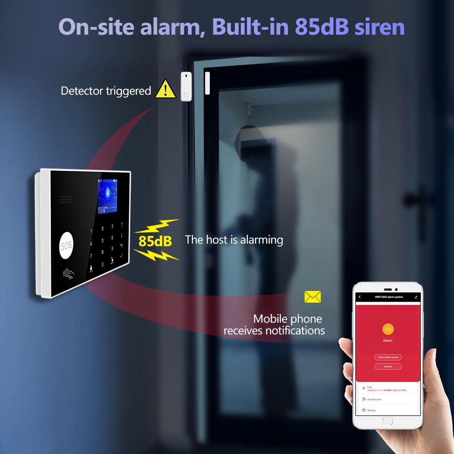 KERUI 4G Alarm System with Wir – Home Security Zones recenzja i cena