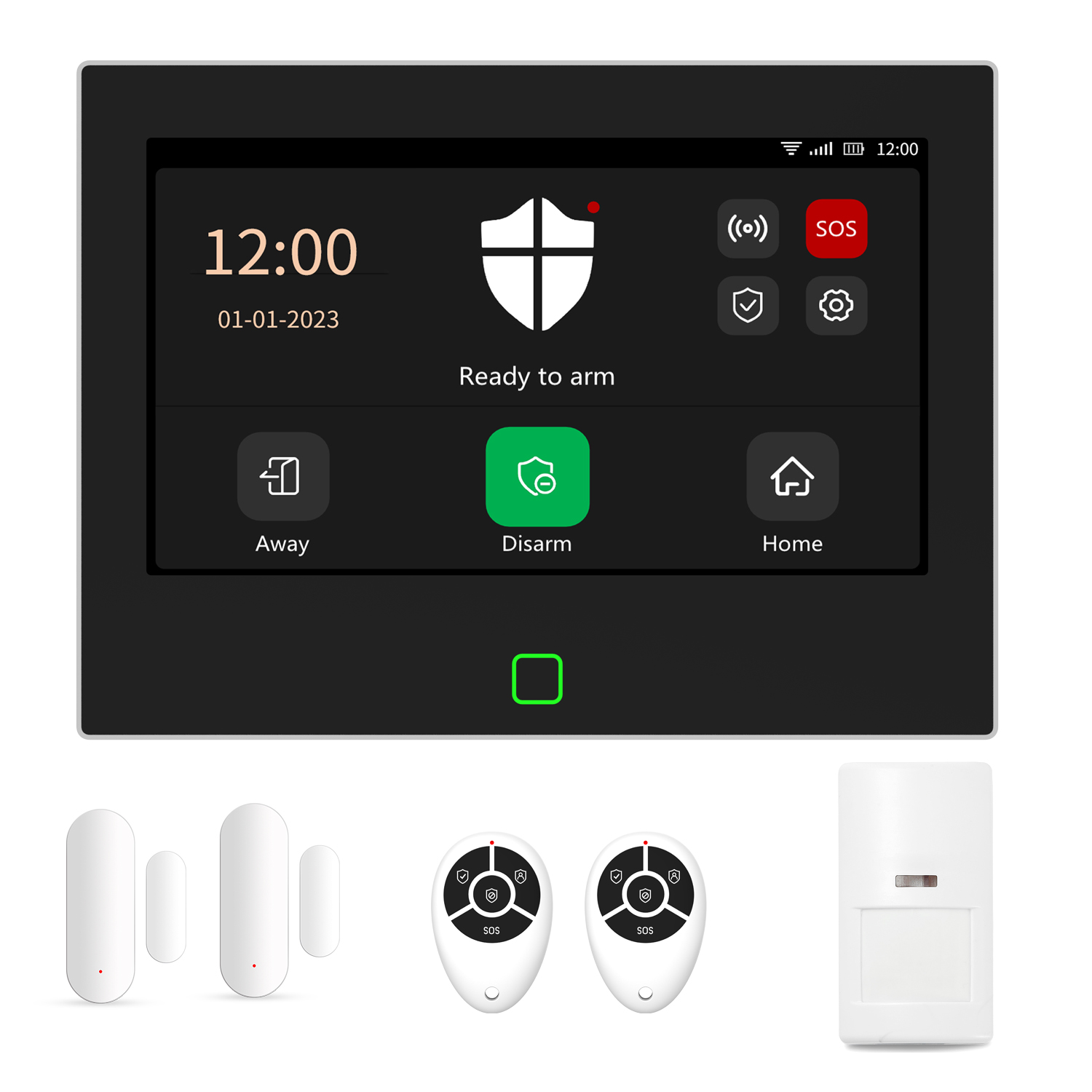 7 Inch Display Screen Full Tou – Home Security Zones recenzja i cena
