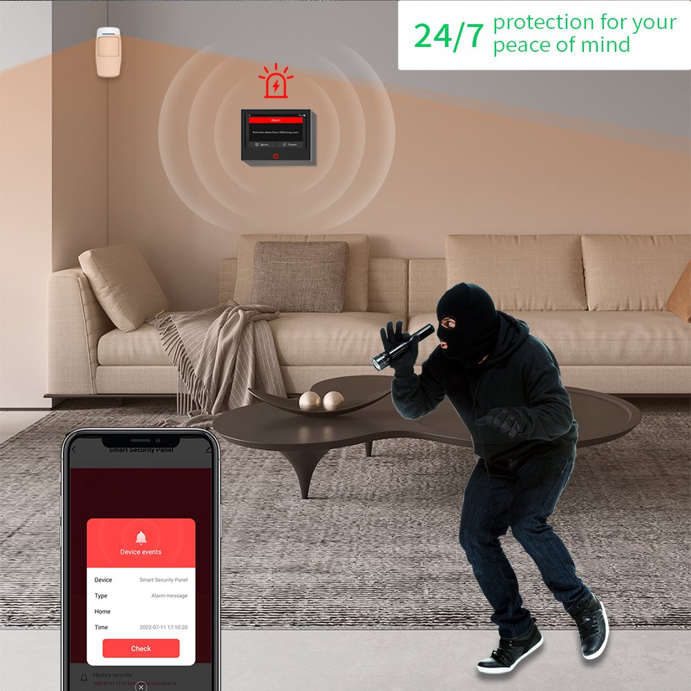7 Inch Display Screen Full Tou – Home Security Zones recenzja i cena
