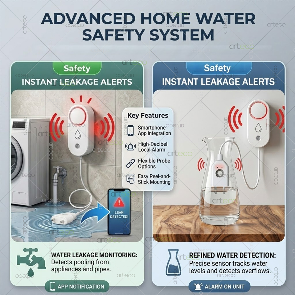 Zigbee Water Leak Detector Sma – Home Security Gadgets recenzja i cena