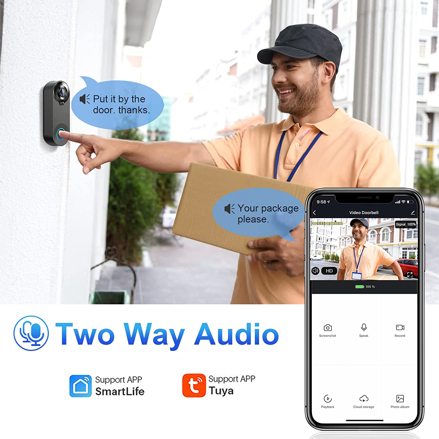 5G 2.4G WiFi Video Doorbell 10 – Home Security Technician recenzja i cena