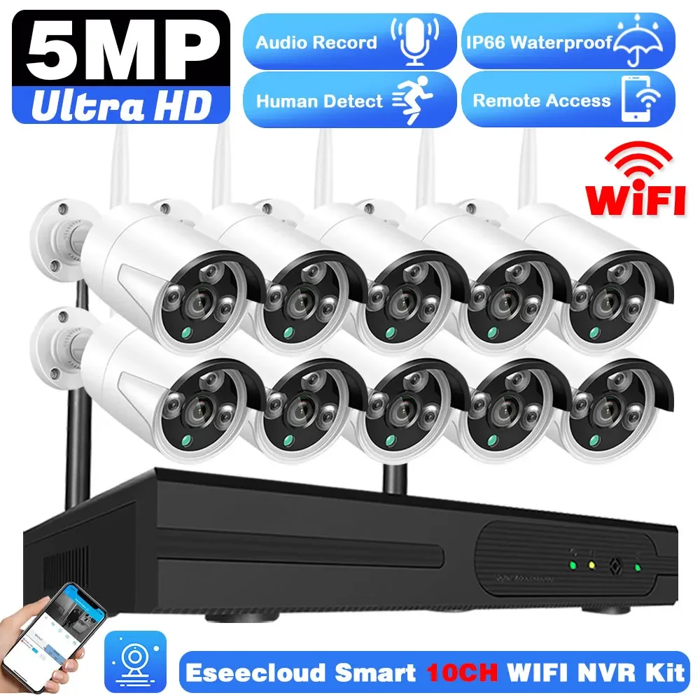 5MP HD Video WIFI Surveillance – Home Security Systems With Cameras recenzja i cena