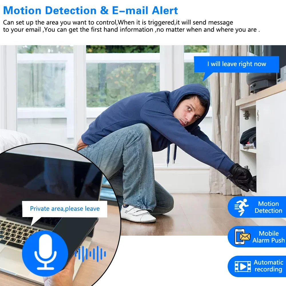 5MP HD Video WIFI Surveillance – Home Security Systems With Cameras recenzja i cena