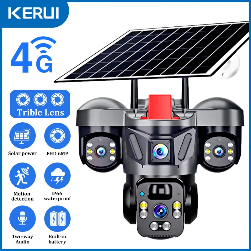 KERUI Outdoor PTZ 6MP 4G SIM W – Home Security Technician recenzja i cena