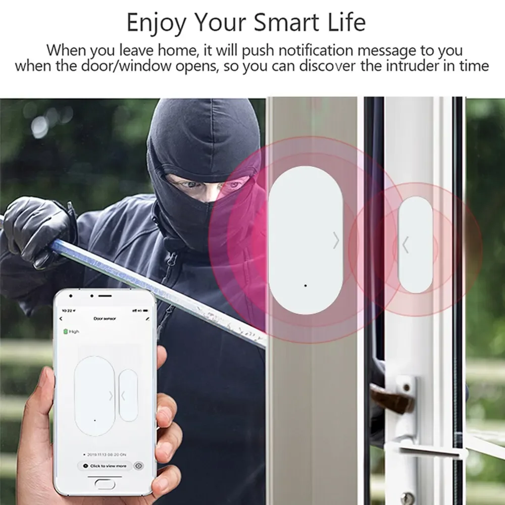 Wireless Magnetic Door Window  – Home Security Z Wave recenzja i cena