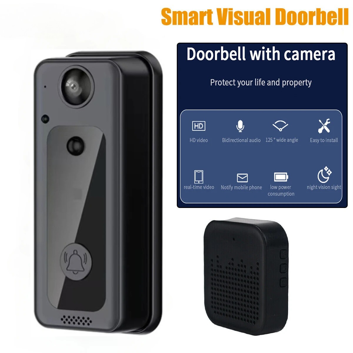 Wireless Doorbells Wifi Video  – Home Security Ring Camera recenzja i cena