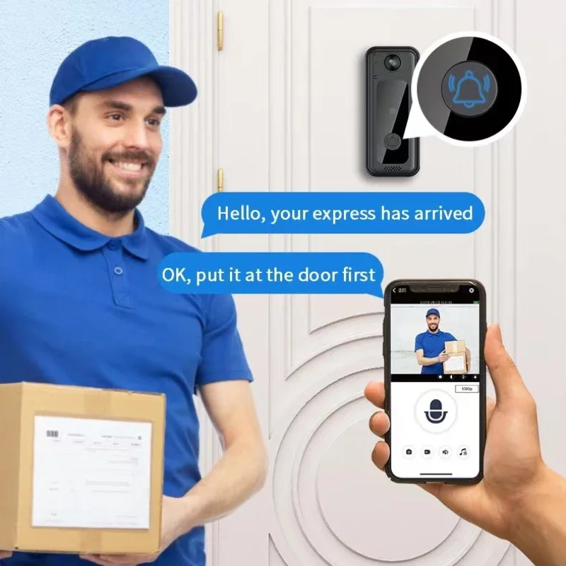 Wireless Doorbells Wifi Video  – Home Security Ring Camera recenzja i cena