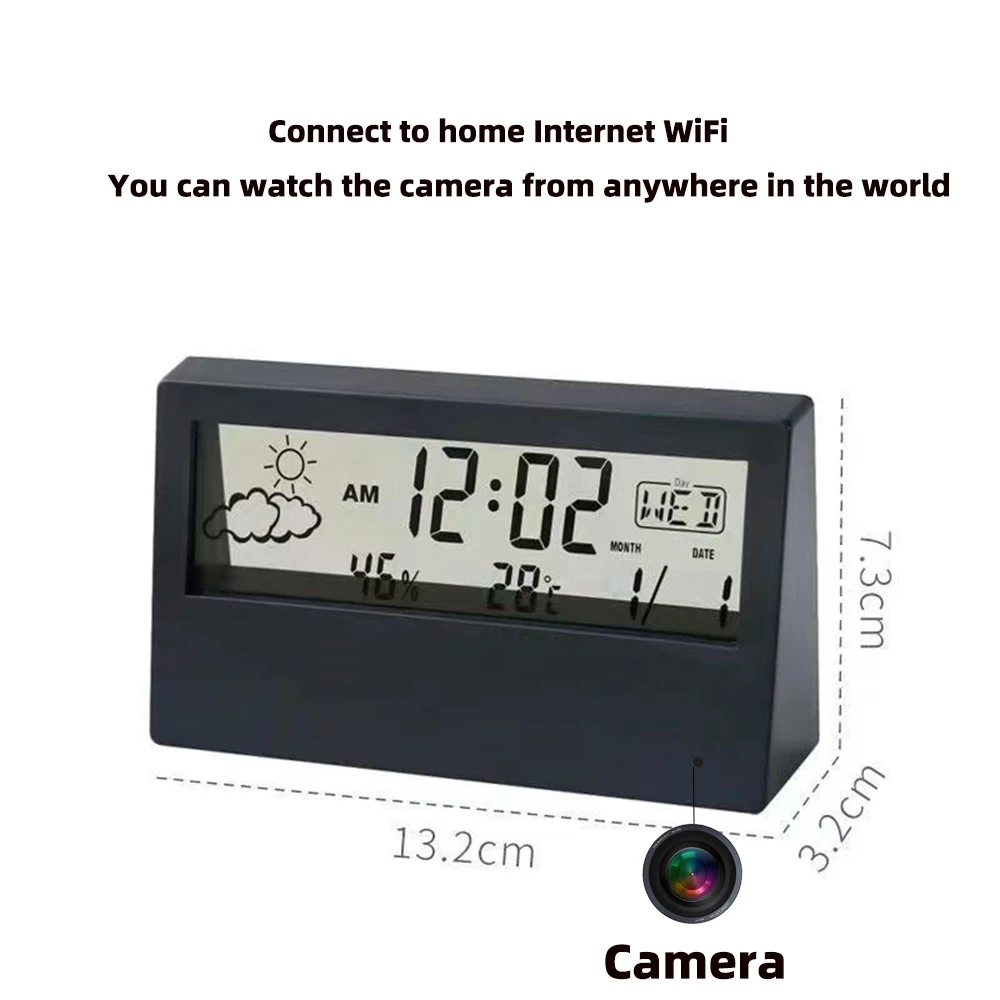 4K WiFi Clock Camera with Moti – Home Security Technician recenzja i cena