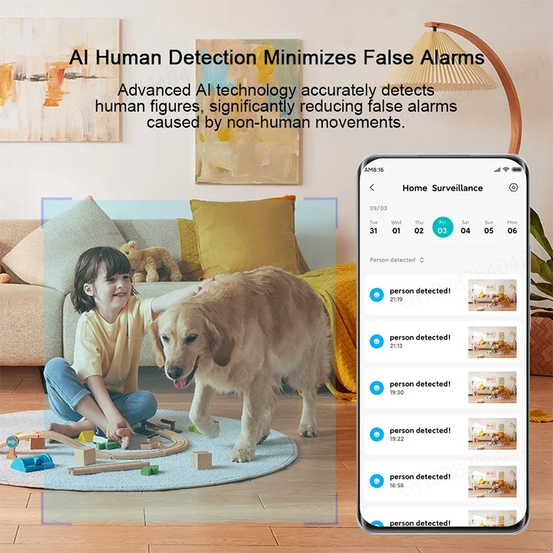 XIAOMI Wifi Camera PTZ 2K Home – Home Security Camera Xiaomi recenzja i cena
