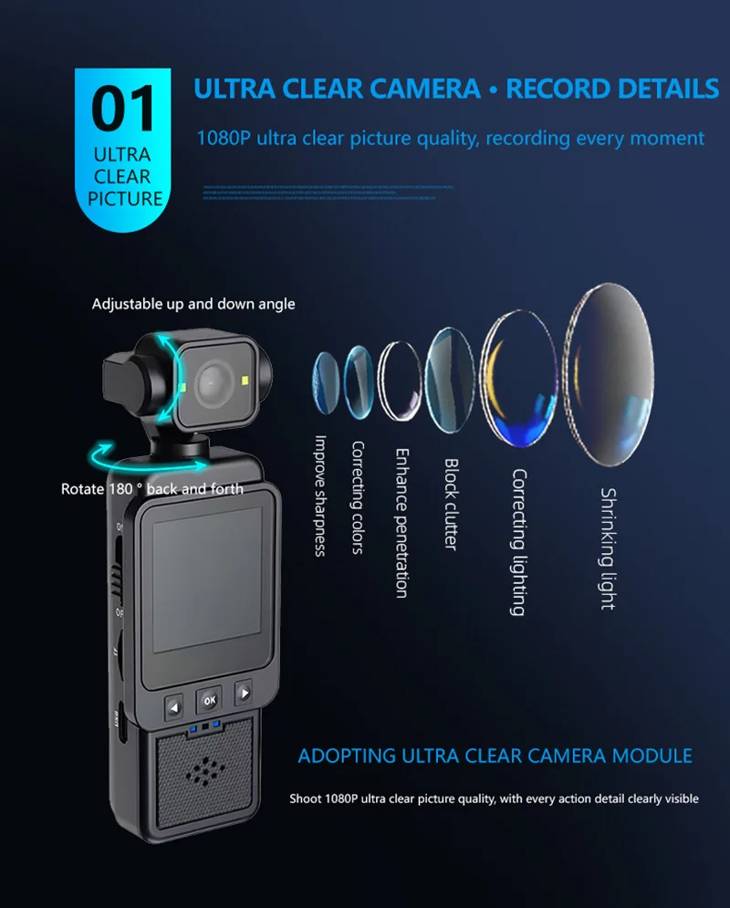 For Xiaomi Handheld Sports Cam – Home Security Camera Xiaomi recenzja i cena