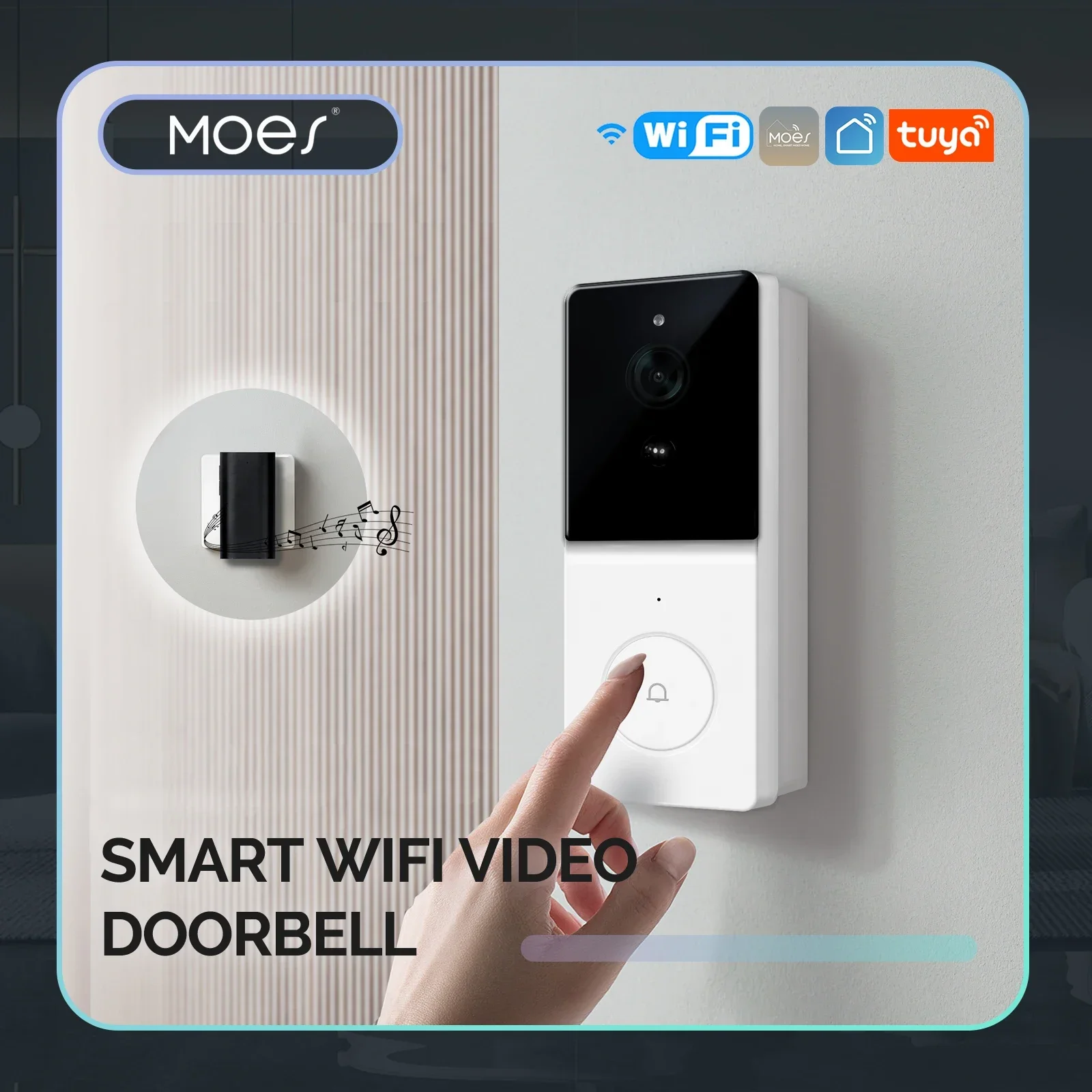 MOES Tuya Smart WiFi Video Doo – Home Security Technician recenzja i cena